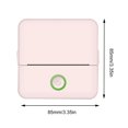 thumbnail image 3 of Estbridge Mini Printer 200dpi Wireless Bluetooth-compatible Impresora BT4.0 (White), 3 of 10