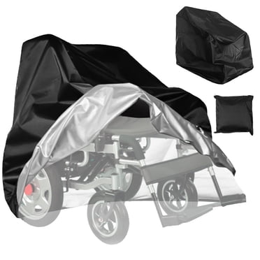 Housse de Rangement pour Trottinette de Mobilité, Housse Imperméable pour Trottinette de Fauteuil Roulant pour le Voyage, Housse Pliable pour Accessoires de Trottinette de Mobilité contre le Pare-Soleil et la Pluie, 40x30x40 Pouces