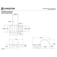 thumbnail image 3 of Kingston Brass CC2171 7 Inch Swivel Soap & Sponge Holder - Polished Chrome, 3 of 3