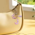 thumbnail image 1 of TopLLC Tools&Home Improvement Initial Letter Keychains For Women Tassel Purple Cute Car Keychain For Wallet Backpack Bag A chopper, 1 of 4