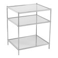 thumbnail image 3 of SEI Furniture Knox Table d'Appoint Miroir en Fer, Métal et Verre, Chrome, 3 of 3