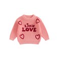 thumbnail image 1 of Gupgi Chandails de Printemps pour Filles, Mode Cœur d'Amour, Manches Longues, Col Rond, Pulls pour Bébés Filles, 1 of 9