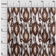thumbnail image 2 of oneOone Rayon Brown Fabric Ikat Craft Projects Decor Fabric Printed By The Yard 56 Inch Wide, 2 of 4
