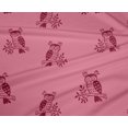 thumbnail image 4 of oneOone Polyester Lycra Fabric Branch & Owl Block Printed Craft Fabric BTY 56 Inch Wide, 4 of 4