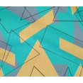thumbnail image 4 of oneOone Cotton Flex Fabric Rectangle & Triangle Geometric Printed Fabric 1 Yard 40 Inch Wide, 4 of 4