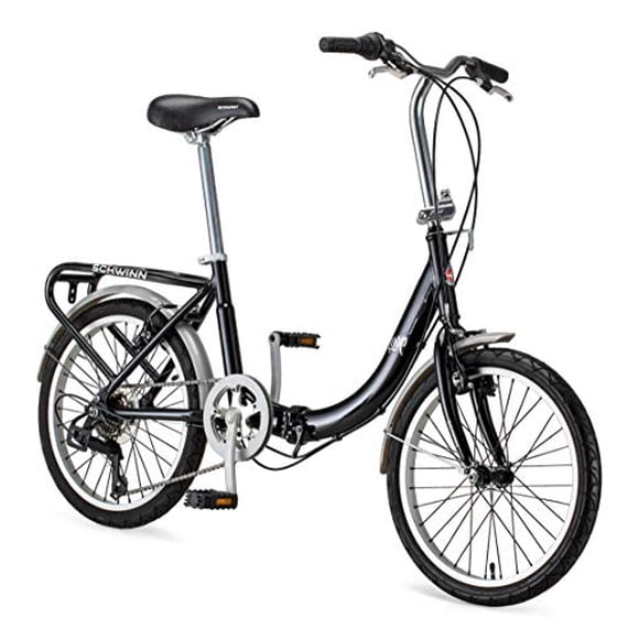 Schwinn 20-Inch Loop Folding Bike, Black