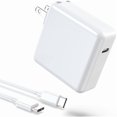 thumbnail image 1 of YJJSKEJI Mac Book Pro Charger - 118W USB C Charger Fast Charger Compatible with USB c Port MacBook pro & MacBook Air, ipad Pro, All USB C Device, Type C to Type C Cable Power Adapter Included 6.6 ft, 1 of 1