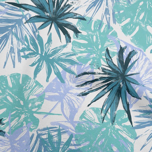 oneOone Polyester Spandex Medium Purple Fabric Leaves Craft Projects Decor Fabric Printed By The Yard 56 Inch Wide