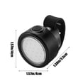 thumbnail image 3 of Dvkptbk Plastics Bicycle Lights Bicycle Lights Mini Multifunctional Mountain Bike Headlights Road Bike Taillights Outdoor Riding Accessories Bicycle Accessories, 3 of 6