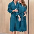 thumbnail image 1 of RXIRUCGD Robe de Nuit d'Hiver Chaude pour Femmes Peignoir pour Couple Hommes et Femmes et Robe de Nuit d'Hiver ( Vert, Taille : M ), 1 of 2