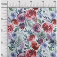 thumbnail image 2 of oneOone Viscose Jersey Red Fabric Florals Craft Projects Decor Fabric Printed By The Yard 60 Inch Wide-PV, 2 of 4