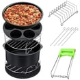 thumbnail image 2 of TopLLC Kitchen Accessories, Kitchen Essentials, Kitchen Tools 8Pcs Fryer Accessories 7 Inch For Grill Pot Kitchen Cooking Tool Air fryer, 2 of 8