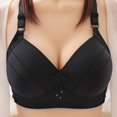 thumbnail image 1 of UPPADA Sales Today Clearance Items Full Coverage Plus Size Bra Convenient Front Button Bras Cool Liftup Bra Super Gather Wireless Push-Up Bra Lifting Bras Breathable Underwear Bra, 1 of 6