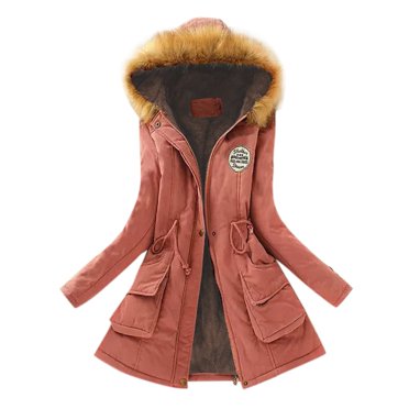 XZNGL Womens Winter Coats Long Winter Womens Warm Coat Hooded Jacket Slim Winter Outwear Coats Long Winter Coats for Women Womens Jackets Winter Womens Winter Jackets Winter Jackets for Women