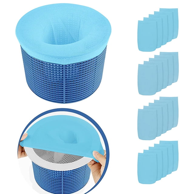 RKSTN A chopper Pool Skimmer Filter Socks For Above Ground And Inground Pool Skimmer Basketnets Fine Mesh Screen Socks For Pool Skimmer Basket