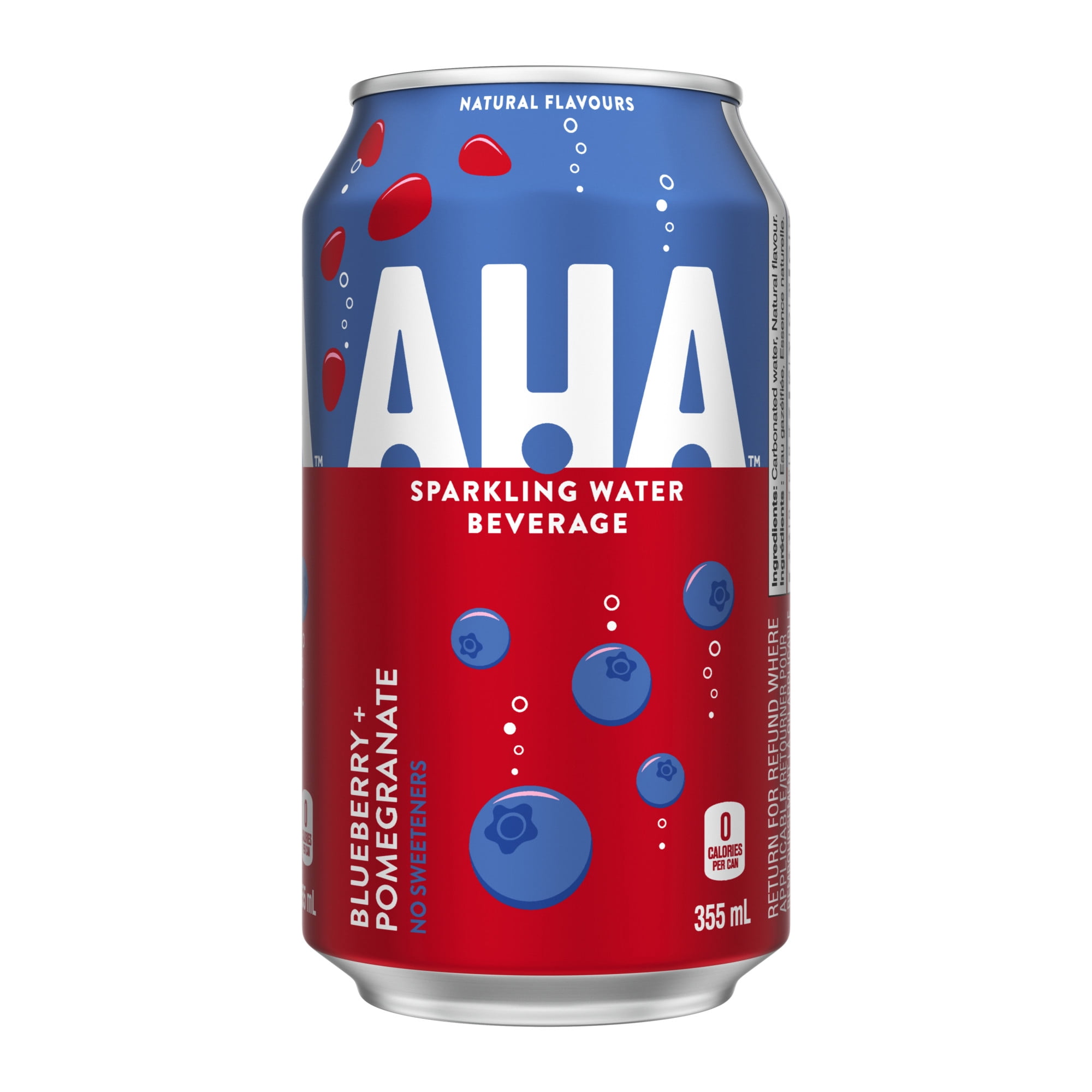 Aha Myrtille Grenade Fridge Pack Cannettes, 355 mL, 12 Pack