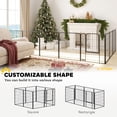 thumbnail image 4 of PawHut 39" Heavy Duty Dog Playpen, Portable Foldable 8 Panels Pet Playpen, 4 of 10