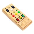 thumbnail image 4 of Lights Switch Busy Board Finger Training Wooden Toy Sensory Toy for Kindergarten, 4 of 8