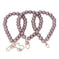 thumbnail image 3 of Pearl Bracelet, Metal Buckle Pearl Beads Strands Exquisite  For Bag For Keychain For Mobile Phone Case H35 Sand Brown, 3 of 8