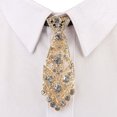 thumbnail image 1 of Cravate en Strass Mode Ajustable Cravate de Fête Cravate en Strass pour Hommes Femmes, 1 of 10