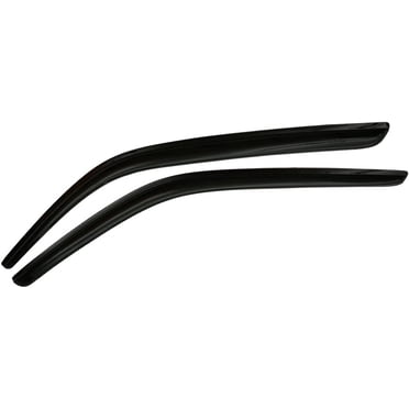 Window Visor Compatible With 2010-2014 Ford Mustang, Acrylic Smoke Tinted 2PCS Sun Rain Shade Guard Wind Vent Air Deflector by IKON MOTORSPORTS, 2011 2012 2013