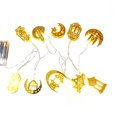 thumbnail image 1 of 5ft 10LED Eid Ramadan String Lights Moon Shaped Lantern Lamp, 1 of 7
