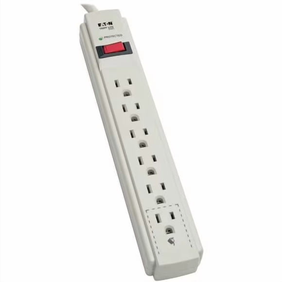 Tripp Lite series 6-Outlet Economy Surge Protectors - 6 x NEMA 5-15R - 1.80 kVA - 790 J - 120 V AC Input - 120 V AC Output - 4 ft (1.22 m)