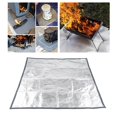 thumbnail image 3 of Fire Mat Fireproof Table Top Fireplace Pad Portable Fire Accessory Heat M 60x80cm, 3 of 8