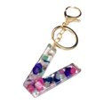 thumbnail image 1 of Fridja Mother's Day Custom Creative Keyring Clasp 26 English Letter Pendant Keyring, 1 of 8