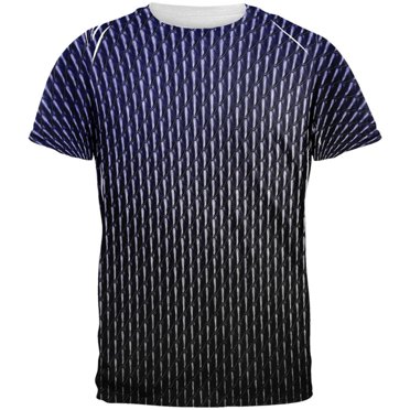 Halloween Black Shadow Dragon Scales Costume All Over Mens T Shirt