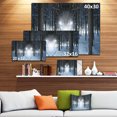 thumbnail image 3 of Winter Forest with Dark Woods - Landscape Canvas Art Print, 3 of 4