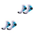 thumbnail image 1 of Baohd 2piece Moisture Wicking And Quick Drying Sports Socks For Women Foot Compression Socks Ankles Socks blue L/XL 2Set, 1 of 6