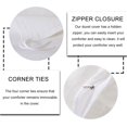 thumbnail image 5 of YST Wolf Ensemble de Housse de Couette Neige Wolf Chic Boho Literie, Grand Lit, 3 Unités, 5 of 5
