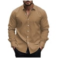 thumbnail image 2 of Gspmoly T-Shirt pour Homme, Haut Imprimé à Col à Manches Longues Décontracté et Confortable pour Homme, Haut Tendance pour Sortir jusqu'à 70 % de Rabais, 2 of 5