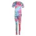 thumbnail image 4 of Women Casual Clothes Set  Assorted Color Tie-dyed Print Top and Long Pants, 4 of 4