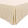 thumbnail image 1 of Pleated Bed Skirt Classic Tailored Styling Dust Ruffled Hotel, 1 of 14