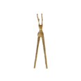 thumbnail image 3 of Holiday Time 16-Inch Gold Reindeer Sculpture – Christmas Tabletop Decoration, 3 of 4