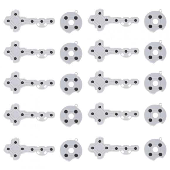 Conductive Rubber,10 PCS Conductive Rubber Gamepad Parts Game Console Parts Exceptional Reliability
