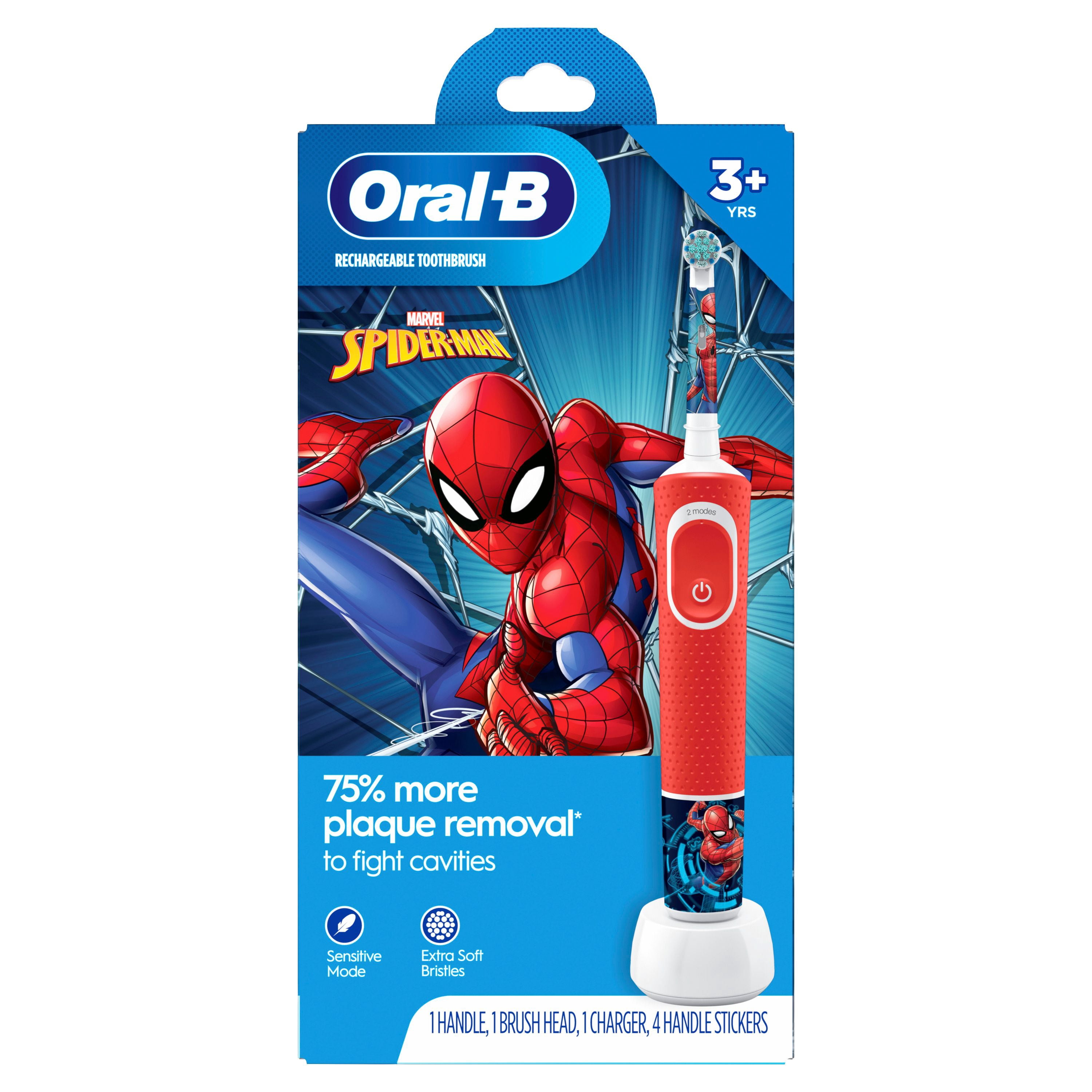 Oral-B Brosse à Dents Électrique pour Enfants avec Marvel's Spiderman, pour Enfants 3+