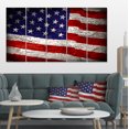 thumbnail image 1 of Design Art - Grande Aquarelle Drapeau Américain, 1 of 3
