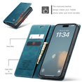 thumbnail image 4 of CaseMe Leather for iPhone 17 Case, Flip Wallet Leather Case with Card Holder Magnetic Closure Shockproof Kickstand Protective Phone Cases Cover for iPhone 17,Blue,For iPhone 17, 4 of 12