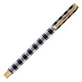 thumbnail image 2 of Pukka Pad, Carpe Diem Metal Pens with Gel Ink in Chic Packaging - Perfectly Weighted with Smooth, Precise Black Ink - Removable Cap and Gold Details – Buffalo Check, 2 of 4