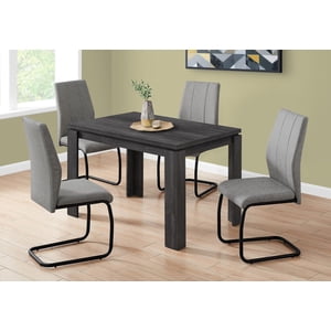 Monarch Specialties Dining Table, 48" Rectangular, Small, Kitchen, Dining Room, Laminate, Black, Contemporary, Modern