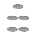 thumbnail image 1 of QualitChoice Nappe Ronde Imperméable Anti-Huile Bordure Extensible Couverture Salon Antidérapante Décoration Restauration Fête Gris 5Set, 1 of 6