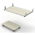 thumbnail image 1 of Bestar Plateau de Clavier Prestige Plus et Ensemble de Plateforme pour CPU en Chocolat Blanc, 1 of 2