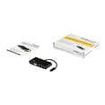 thumbnail image 3 of StarTech.com USB C Multiport Adapter, Mini USB-C Dock with Single Monitor VGA 1080p Video, 60W Power Delivery Passthrough, USB 3.1 Gen 1 Type-A 5Gbps, Gigabit Ethernet, Docking Station - Portable USB C Dock (DKT30CVAGPD) - Docking station - USB-C - VGA - 1GbE, 3 of 5