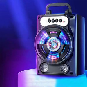 RXIRUCGD Wireless Bluetooth Speaker K Song Volume Home Outdoor Mobile Phone Card Subwoofer Portable Speaker