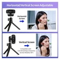 thumbnail image 4 of Desktop Computer Camera Smart Noise Reduction Autofocus USB Webcam 120°HD Wide-Angle Microphone PC Laptop Video Shooting Camera ,Easy to Operate, 4 of 6