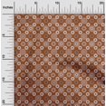 thumbnail image 2 of oneOone Rayon Brown Fabric Block Sewing Material Print Fabric By The Yard 56 Inch Wide, 2 of 5
