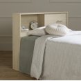 thumbnail image 1 of South Shore Noah Twin Bookcase Headboard, in Bleached Oak, 1 of 11